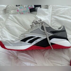 Reebok Nano x2 Black white grey and red
